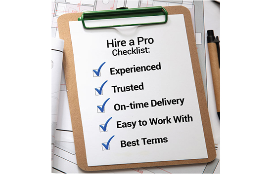 hire a pro clipboard hire-a-pro-check-list